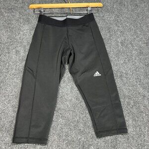 Adidas Techfit Compression Pants Womens Small Climalite Black Stretch Pull On